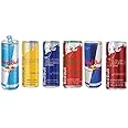 Red Bull Energy Drink Variety Pack : Original, SugarFree, Blue, Yellow, Red, Peach, 8.4fl.oz (Pack of 24)