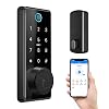 Bonep Security Smart Lock Touch Biometric Fingerprint Keyless Entry Door Lock,Bluetooth Electronic Deadbolt Lock,Smart…