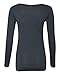 Next Level Ladies' Triblend Long-Sleeve Scoop L VINTAGE NAVY