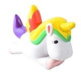 Firlar Unicorn Squishy Animal Slow Rising Stress Relief Toy for Kids Adults (A)