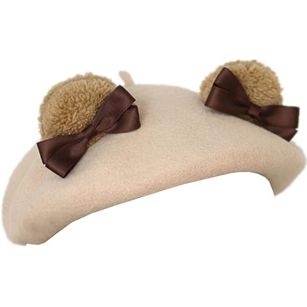 MINAKOLIFE Womens French Artist Solid 100% Wool Beret Hats  display picture 1