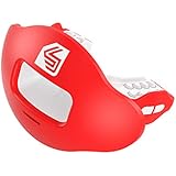 Shock Doctor Max Airflow 2.0 Lip Guard / Mouth Guard. Football Mouthguard 3500. For Youth and Adults OSFA. Breathable Wide Opening Mouthpiece. Helmet Strap Included