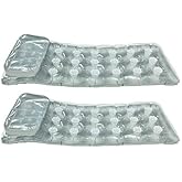 Intex 18-Pocket Mattress Suntanner Pool Lounger w/Headrest (2 Pack) | 58894EP