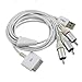 GooDGo Premium Av Video to Tv RCA Cable USB Charger for Ipod Touch Iphone Ipad 4 4g 4s 3gs