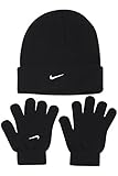 Nike Snow Stripe Set (Little Kids/Big Kids) Black/Blue Glow
