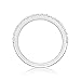 NANA Sterling Silver & Swarovski Zirconia Wedding Band-Rhodium Plated-Size 5