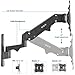 VIVO Premium Aluminum Single TV Wall Mount for 23 to 43 inch Screens, Adjustable Arm, Fits up to VESA 200x200, MOUNT-G200B