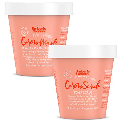 Umberto Giannini Grow Long Hair Growth Treatment Set, Vegan & Cruelty