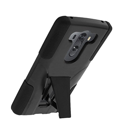 MINITURTLE Case Compatible w/LG V10 Case, LG G4 Pro Cover [Strike Impact] Dual Layer Hard Rugged Shell Soft Silicone w/Stand Basketball - Thumbnail 3