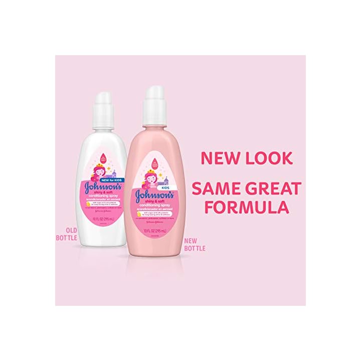 Johnson's Shiny & Soft TearFree Kids' Hair Conditioning Spray with