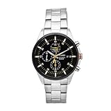 Seiko Men’s SNDC85 Stainless Steel Analog with Black Dial Watch, Watch Central