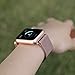 GBPOOT Compatible for Apple Watch Band 38mm 40mm 42mm 44mm with Screen Protector Case, Sports Wristband Strap Replacement Band with Protective Case for Iwatch Series 4/3/2/1,38mm,Rose Gold