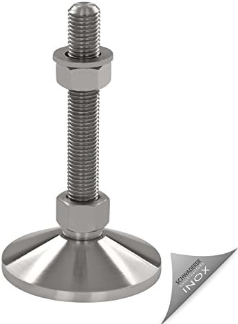 Adjustable Height Machine VME 80, Stainless Steel, Diameter 85 mm