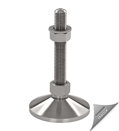 Adjustable Height Machine VME 80, Stainless Steel, Diameter 85 mm