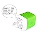 Charger Base, FiveBox 3 PACK 2.1A Dual Port USB Wall Charger Case Brick Plug Charger Box Charging Block Cube For Apple iPhone X/8/7/6/6 Plus, iPad, Samsung Galaxy S9 S8 S7 S6, Android, HTC, Google, LG