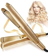 Twist Straightening Curling Iron, 2 in 1 Hair Straightener and Curler with 5 Temp for All Hair Ty...