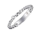 8mm High Polished Surgical Steel Chain Medical Alert ID Bracelets for Women and Men