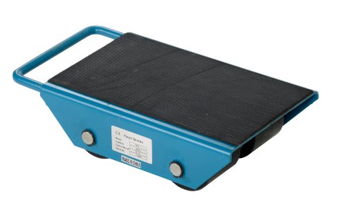 image for Vestil FMS-3 Fixed Machinery Skate with 4 Nylon Roller, Steel, 13