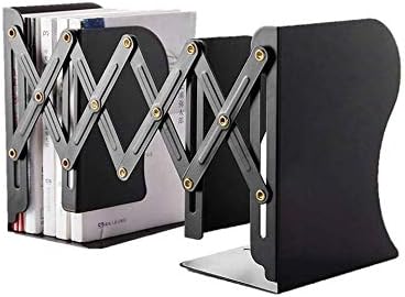 Amazon ブックスタンド ブラック 伸縮自在 本棚 ブックエンド スライド式 収納 整理 卓上 漫画 小説 雑誌 ライトノベル 仕切りスタンド ブックエンド 本立て 文房具 オフィス用品