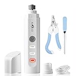 Pet Nail Grinder Grooming Kit Professional Dog Nail Clipper Trimmer with Adjustale Speed for Cat Dog and Other Pets