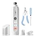 Dog Nail Grinder, Upagrde Adjustable Speeds Pet Nails Clipper Rechargeable Paw Trimmer for Medium Large Size Animals