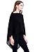 Modern Kiwi® Solid Knit Short Asymmetric Wrap Poncho Topper