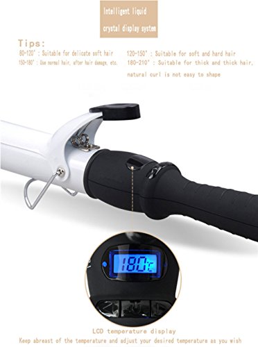 image for WDAKOWA 30mm Wet And Dry Hair Curler Environmental Protection And Gold