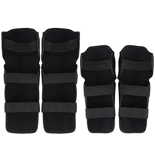 Horly Protective Gear Knee Pads Bicycle Skate Protective Kids 4Pcs Knee Protector Guard Elbow Pad Cycling Bike Racing Motorcycle