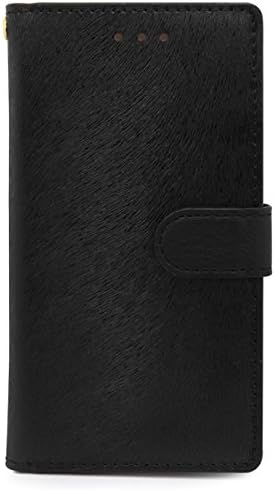 Case for Sony Xperia X Compact Premium PU Leather HANSMARE Calf Flip Stand Wallet Style Korea Handmade Case Jet Balck