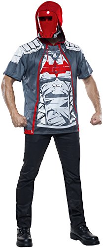 Rubie's Men's Arkham Knight Red Hood Costume Top, Multi, Small