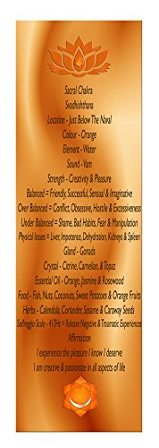 Loluso-Designs 7 Chakra Information Bookmarks Individual or Complete Set