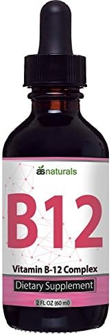 Vitamin B12 Liquid Drops - Effectively Speed Up Metabolism, Best for Maximize Energy Levels with Fast Absorbing Sublingual Formula 1200 mcg - Made in USA - 2 Fluid Ounces. 60 Days Supply.