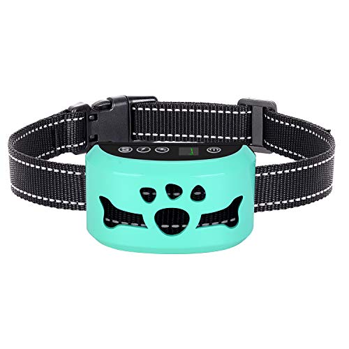 Dog Bark Collar [ 2020 New,7 Adjustable Sensitivity and Intensity Levels – Triple Anti-Barking Modes-Rechargeable – Rainproof No Barking Control Dog Collar for Small, Medium, Large Dogs