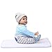 SanyDoll Reborn Doll Newborn Doll 22inch 55cm Lifelike Cute Lovely Baby Vinyl Newborn Doll