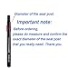 UPANBIKE Aluminum Alloy Bike Seat Post Length 350mm Black for Mountain Bike Fixed Gear Bike Seatpost Four Sizes for You to Choose