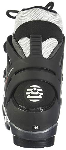 Alpina BC-1550 Back-Country Nordic Cross-Country Ski Boots, for use with NNN-BC Bindings, Black/Silver, 42
