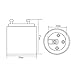 FindyouLED® 4 Pack GU24 to E26 / E27 Adapters