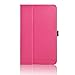 ACdream Case Fits ASUS MeMO Pad 7 LTE [with Auto Wake Sleep Feature] - Premium PU Leather Smart Cover Case, Hot Pink