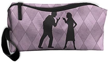 Cosmetic Bags Brush Pouch Silhouette Portable Hangbag Makeup Bag Zipper Wallet