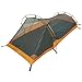 Winterial Single Person Personal Bivy Tent - Lightweight One Person Tent with Rainfly, 2lbs 9oz, Stakes, Poles and Guylines Included, Backpacking and Hiking Bivy Tent (Olive Green & Orange)