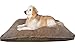 Dogbed4less Jumbo Orthopedic Extreme Comfort Memory Foam Dog Beds for Extra Large Dog, Waterproof Internal Case and Machine Washable External Cover, 55X47 Pet Pillow, Brown