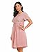 Lookbook Store Women Lace Crochet Back Keyhole A Line Short Casual Babydoll Dress