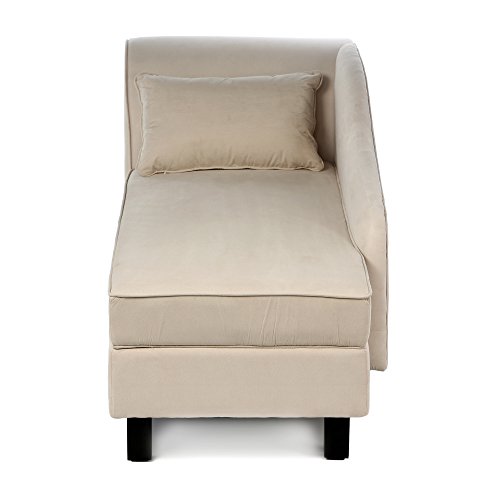 Castleton Home Storage Chaise Lounge Modern Long Chair Couch Sofa