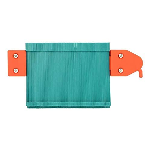 5 inch Self-locked Profile Copy Duplicator Contour Gauge Wood Marking Tool Self-locking Plastic Profile Ruler for Tile Laminate