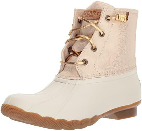 sperry duck boots rose gold