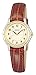 Seiko Women's SXGA02 Two-Tone Watch with Brown Leather Band