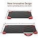 Defrosting Tray Frozen Food Thawing Plate Set of 2 Sizes 150% Faster Defrosting Hexagon Design For Fast Quick Rapid Meat Defrosting, Chicken, Fish With Tong & Silicone Sponge 14x8 & 9x7 Inch By Erad
