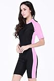 Cokar Short Sleeve One Piece Swimwear Swimsuit