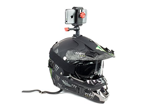iPhone 4, 5, 6, Sticky Adhesive Helmet Camera Mount for POV Action Videos GoPro Compatible