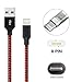 MSXRAYSON Phone Charger 4Pack 3FT 6FT 6FT 10FT Nylon Braided USB Cable & Syncing Cord Compatible Phone Charger X 8 8Plus 7 7Plus 6S 6S Plus (Black&Red)